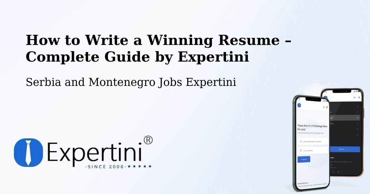 Resume Writing Guide for Job Seekers – Campbell River - Campbell River, Serbia and Montenegro Jobs Expertini